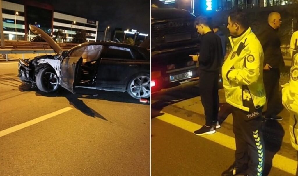 İbrahim Hacıosmanoğlu’nun oğlu trafik kazası yaptı