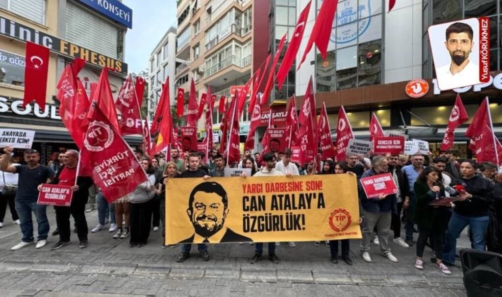 İzmir, Can Atalay için sokakta: ‘Adalet istiyoruz ve kazanacağız’