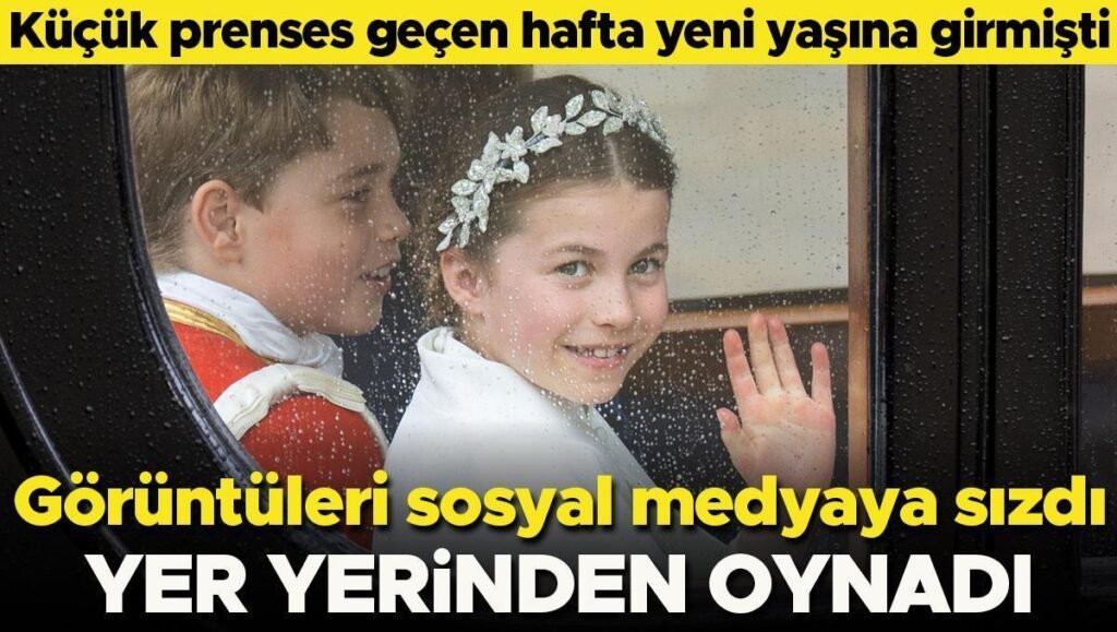 Küçük Prenses’in görüntüleri sosyal medyaya yayıldı, yer yerinden oynadı