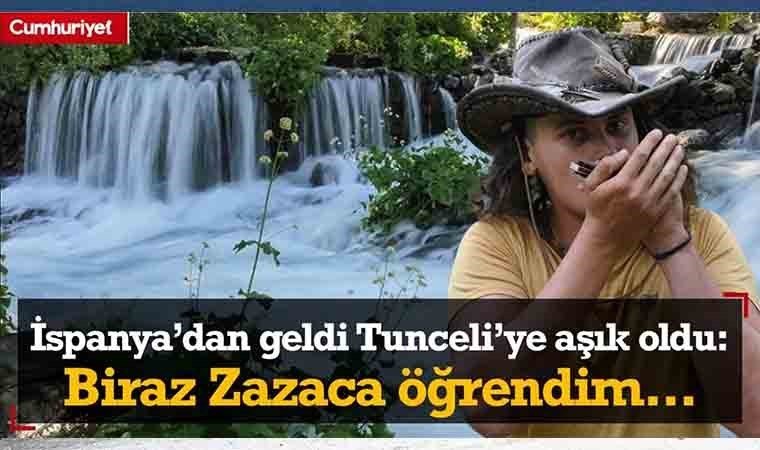 Dünya turuna çıkmıştı! İspanyol genç Tunceli’ye aşık oldu: Çay içmeyi seviyorum…