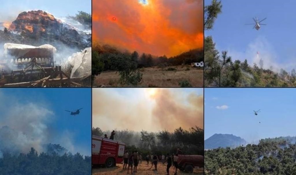 İzmir’deki yangınlar kontrol altına alındı: Sebebi sigara izmariti çıktı