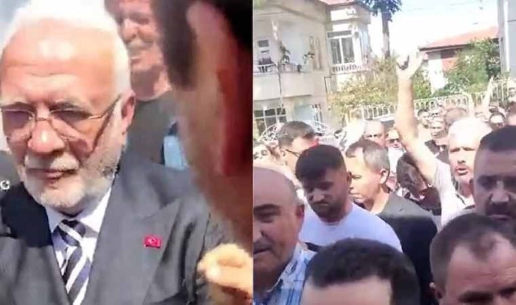 AKP’li Mustafa Elitaş, Kayseri’de protesto edildi: ‘Kendimizi yakınca mı bizi duyacaksınız?’