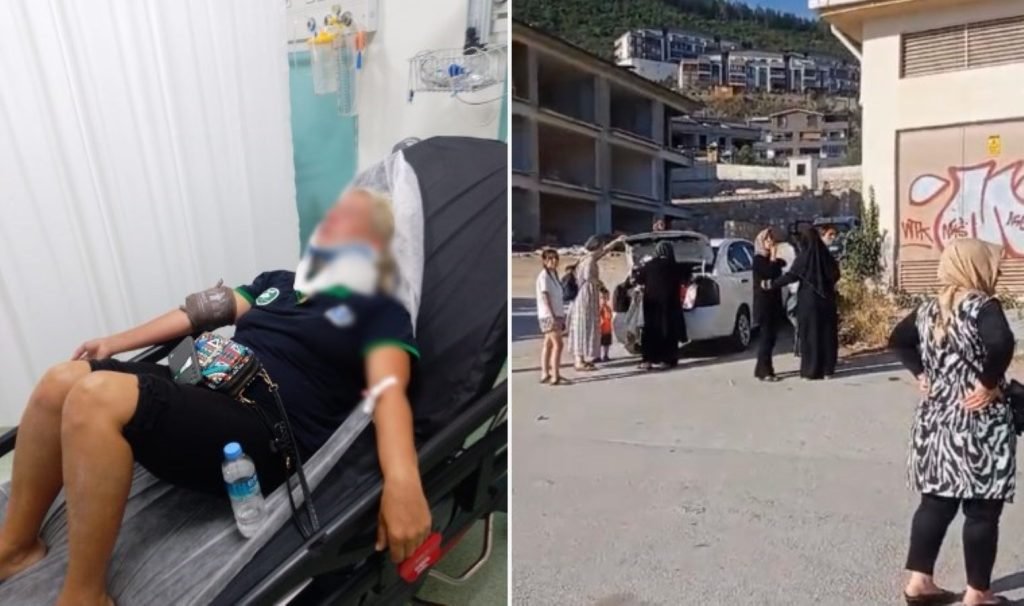 Kadın plaj görevlisi ‘denizden çıkın’ uyarısı yaptı, 8 kadın tarafından darbedildi!