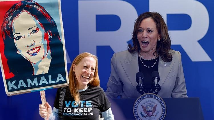 Kamala Harris’in seçim kampanyasına son 24 saatte 81 milyon dolar bağış yapıldı