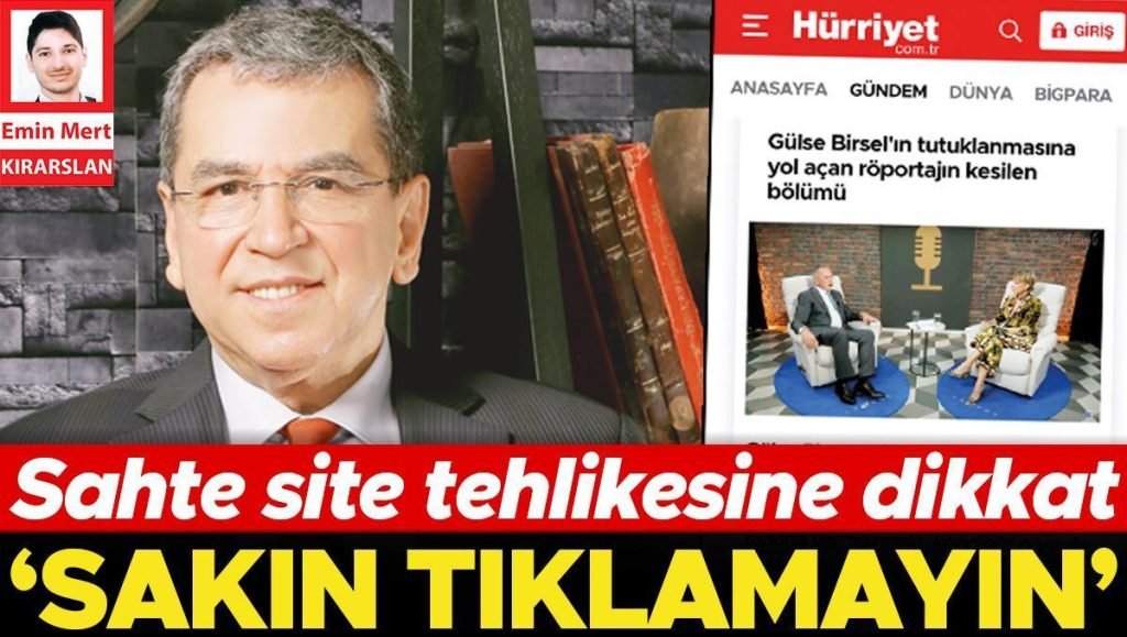 Sahte site tehlikesine dikkat… ‘Sakın tıklamayın’