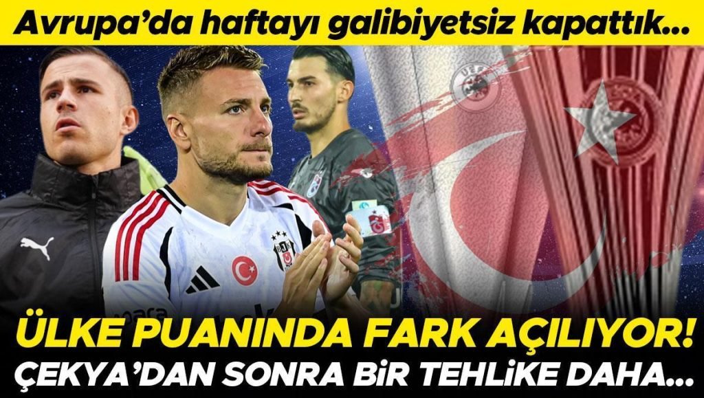 Avrupa’da haftayı galibiyetsiz kapattık! Ülke puanı sıralamasında fark açılıyor… Çekya’nın önümüze geçmesinin akabinde bir de Norveç tehlikesi!