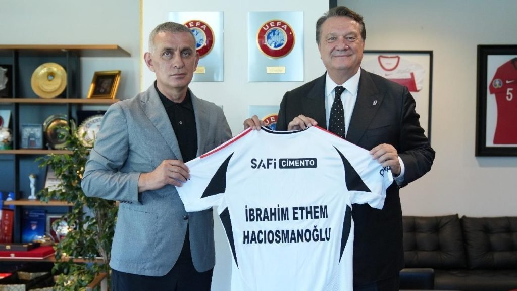 Beşiktaş Başkanı Hasan Arat’tan TFF Başkanı Hacıosmanoğlu’na ziyaret