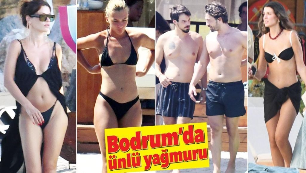 Bodrum’da ünlü yağmuru