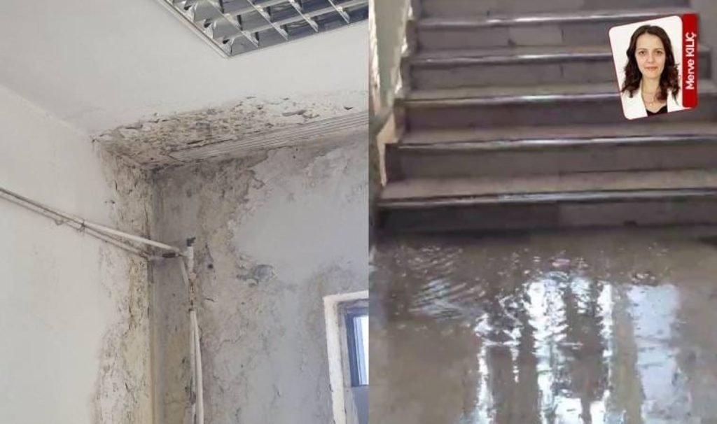 Diyarbakır Çocuk Hastanesi’ndeki su basmaları ve çürüme tasa verici boyutta