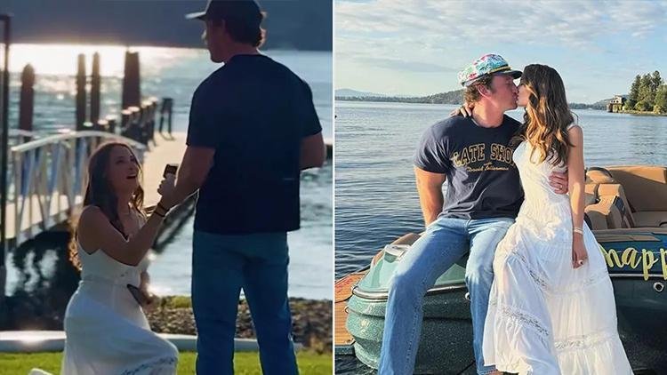 Evlilik yıl dönümünde sürpriz teklif…