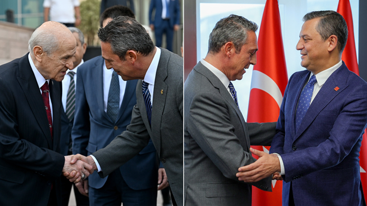 Fenerbahçe Başkanı Ali Koç’tan MHP ve CHP’ye ziyaret