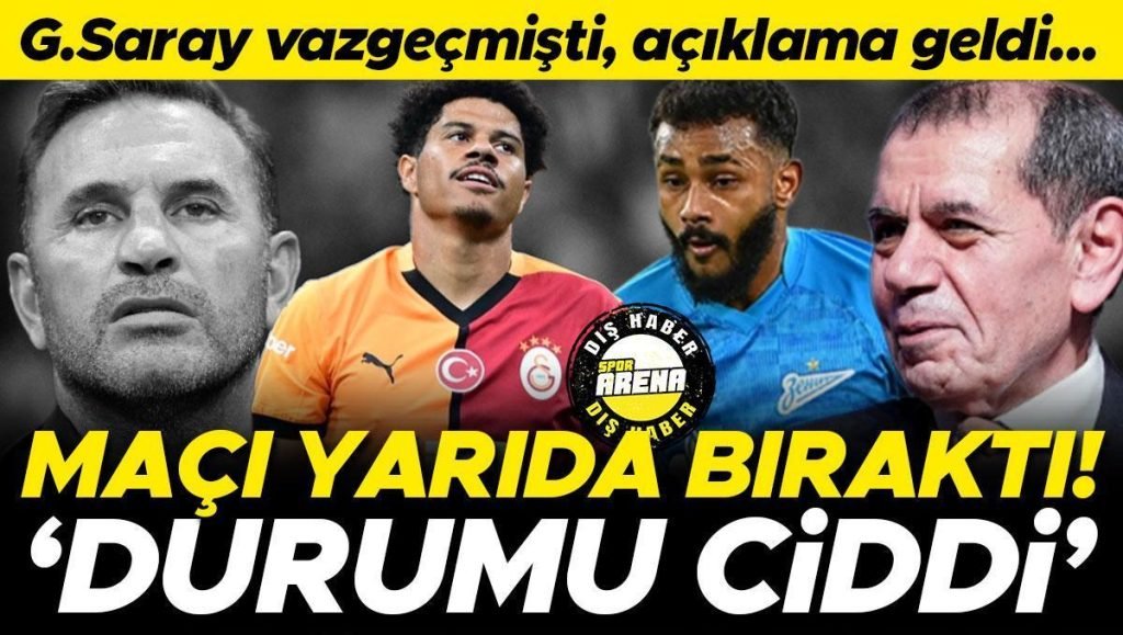 Galatasaray transferinden vazgeçmişti, Wendel maçı yarıda bıraktı! Teknik yönetici açıkladı: Durumu önemli…