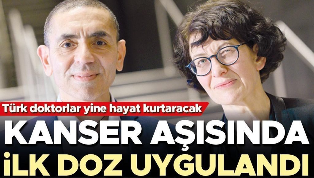 Kanser aşısında birinci doz