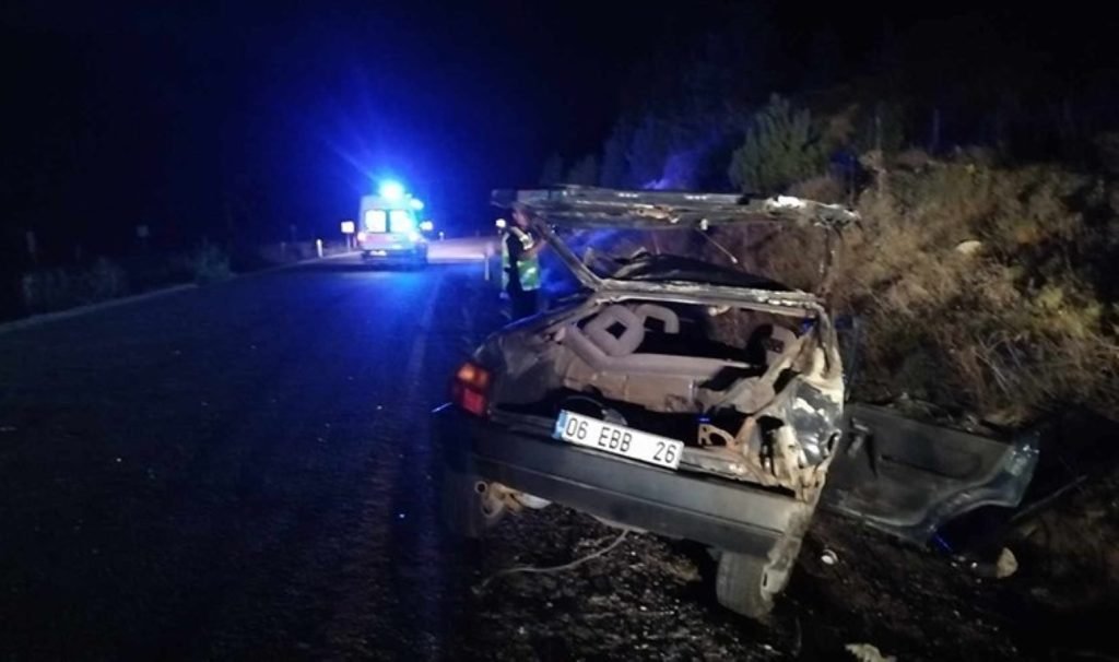 Kastamonu’da araba takla attı: 5 yaralı