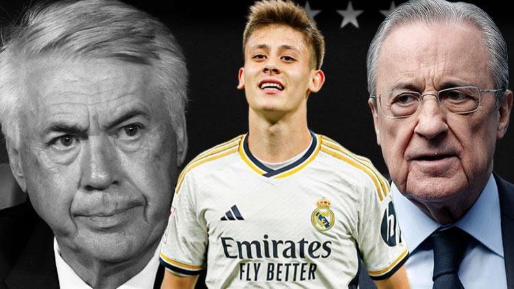 Real Madrid’de lider Florentino Perez, Arda Güler için devreye girdi! Dönüş uçağında Carlo Ancelotti’yle görüştü: Valladolid maçında…
