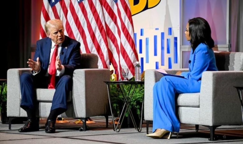 Trump, Harris’in kimlik tarifini eleştirdi: “Önce Hintliydi, artık siyah oldu”