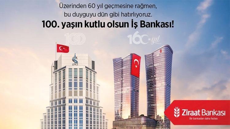 Ziraat’ten İş’e kutlama iletisi
