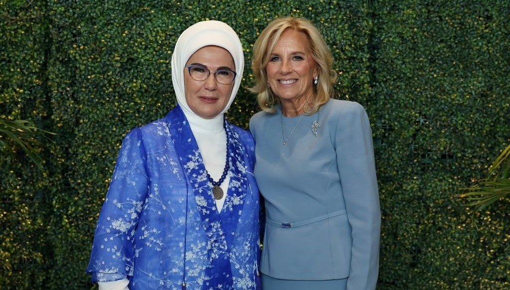 Emine Erdoğan’dan ABD Başkanı Biden’ın eşi Jill Biden’a teşekkür