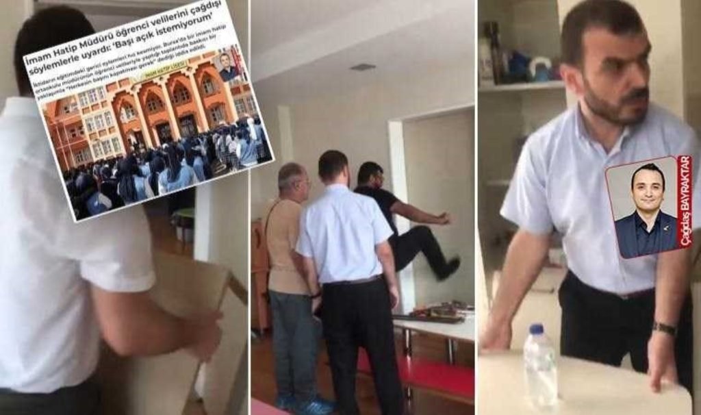 Şeriat isteyen müdürün, öğretmenin kapısını kırmasına eğitimcilerden sert reaksiyon