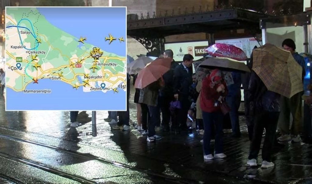 İstanbul’da beklenen yağış başladı: Uçaklar ‘CB bulutları’ nedeniyle tıp atmak zorunda kaldı