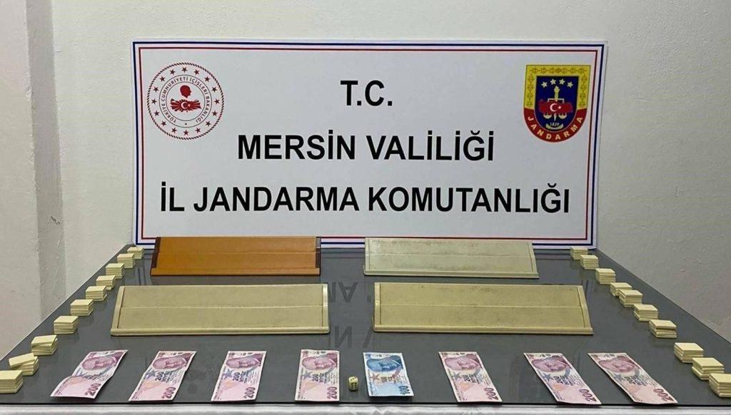 Mersin’de kumar operasyonu: 25 bin TL ceza kesildi