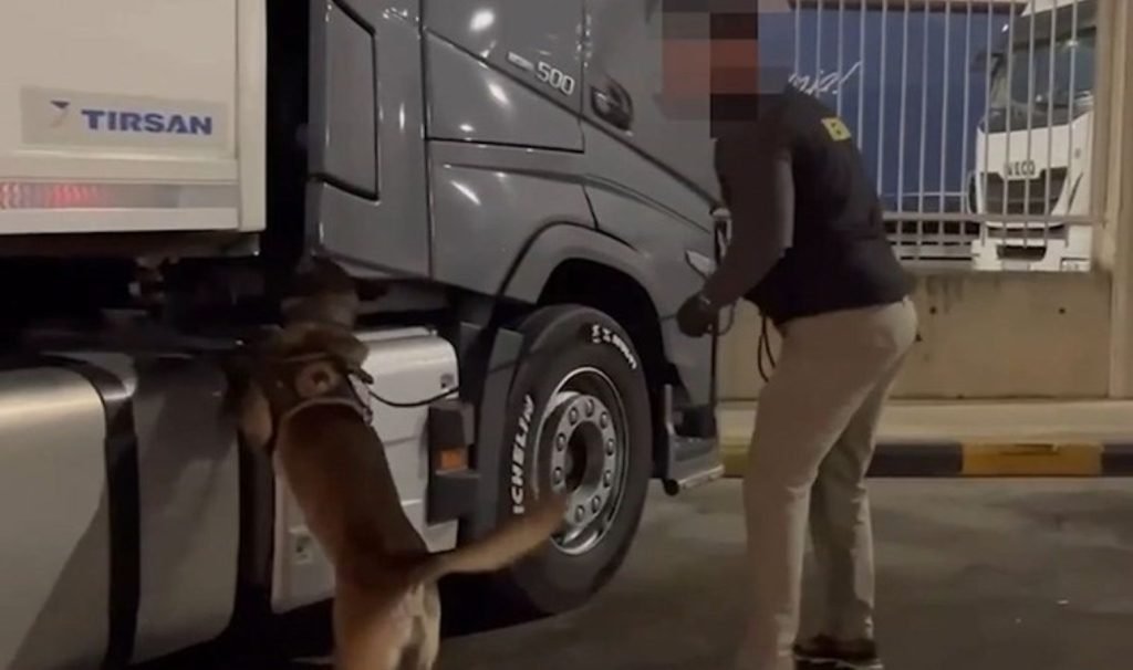 Türkiye’ye giriş yapan TIR’ın şoför kabininde 12 kilo kokain ele geçirildi