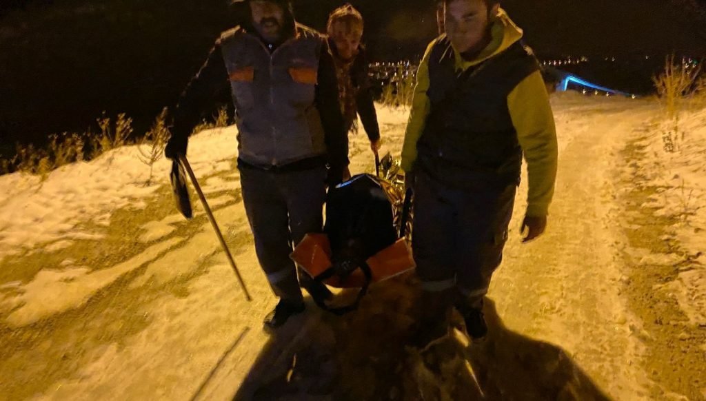 Kayseri’de bağ evinde mahsur kalan kadın ve ailesi kurtarıldı