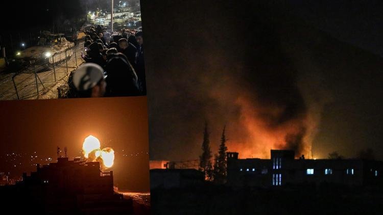 SON DAKİKA…İsrail Suriye’yi vurdu: Tarihinin en büyük hava hücumlarından biri, yüzlerce gaye vuruldu!
