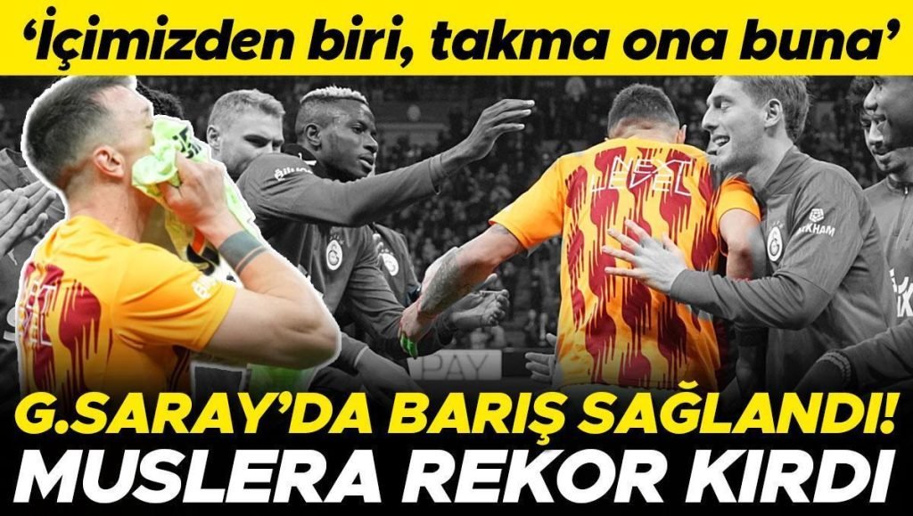 Galatasaray’da taraftarlar ve Muslera ortasında barış ‘rekorla’ sağlandı: ‘İçimizden biri, takma ona buna’