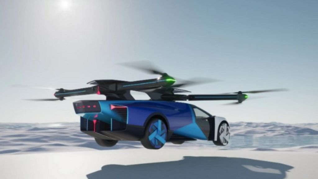 İlk ‘uçan arabada’ son durum: 300 metre yükseklikte 60 km hız yapıyor