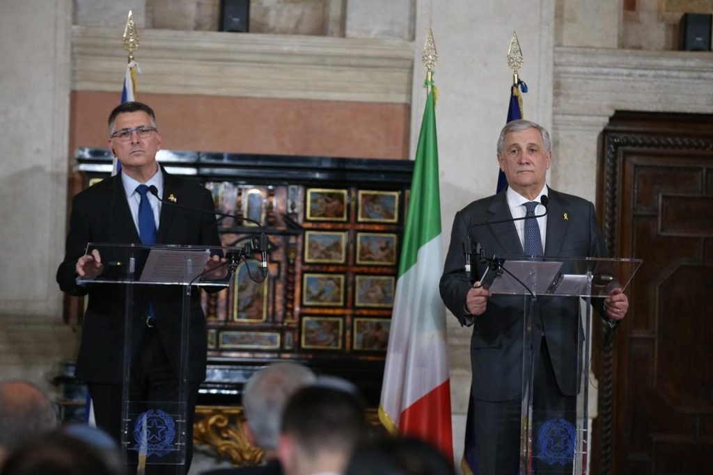 İtalya ve İsrail Dışişleri Bakanları Roma’da görüştü