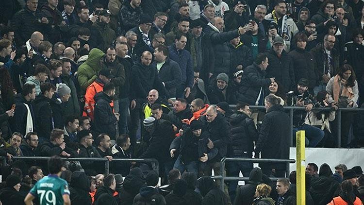 Anderlecht’ten Fenerbahçe maçındaki olaylara karışan taraftarlar için men kararı!