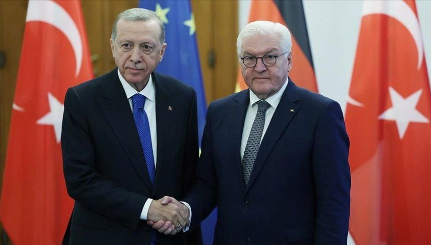 Cumhurbaşkanı Erdoğan-Steinmeier görüşmesi başladı