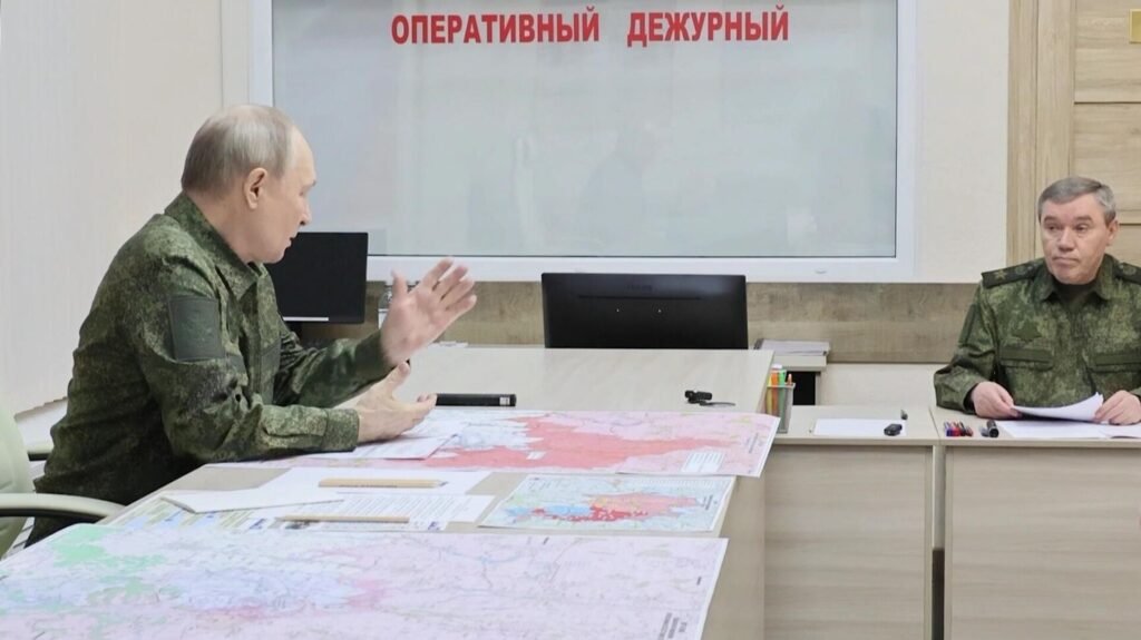 Putin’e, Kursk Bölgesindeki operasyonun son aşamaya girdiği bildirildi