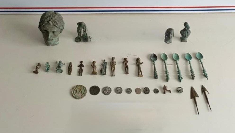 Roma dönemine ait tarihi eser yakalandı