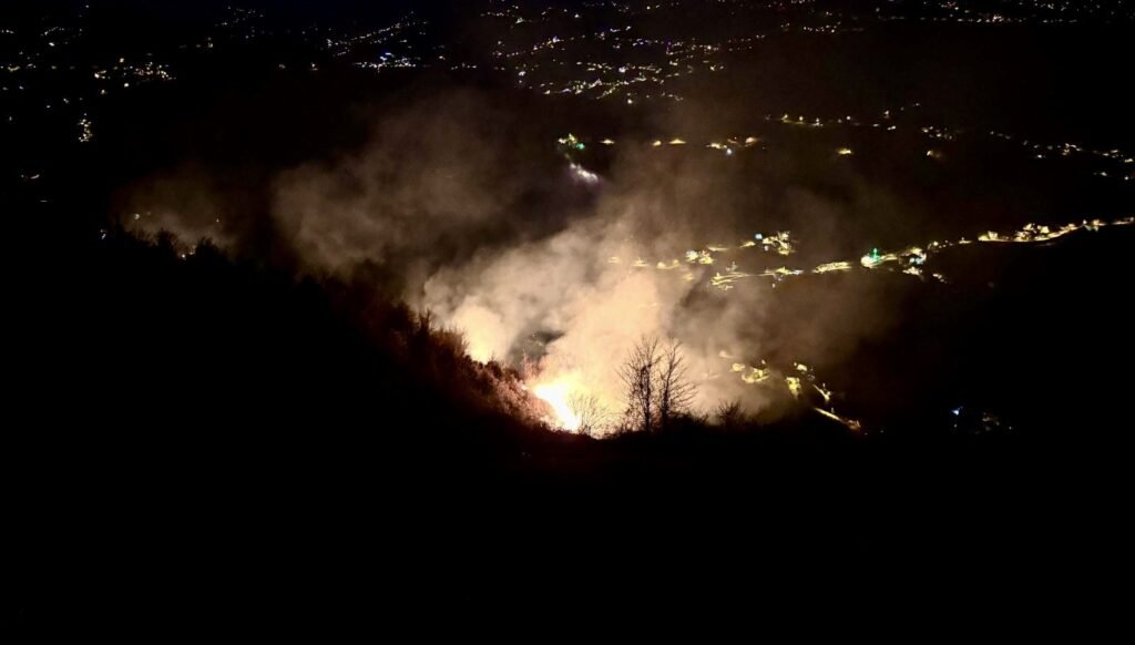 Trabzon’da örtü yangını