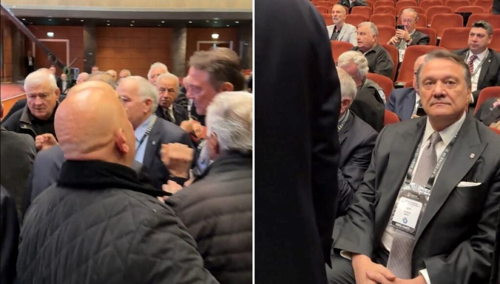 Beşiktaş Divan Kurulu toplantısında gerginlik! Tevfik Yamantürk ile Hasan Arat tartıştı