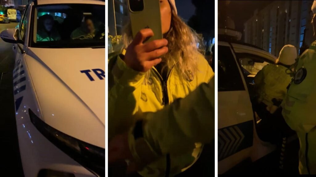 e-Devlet’te cezayı gördü, geri dönüp polislerle tartıştı