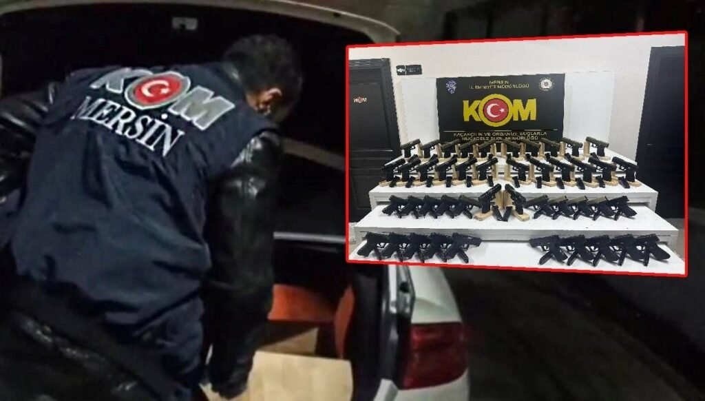 Mersin’de ele geçirildi: Otomobil değil silah deposu