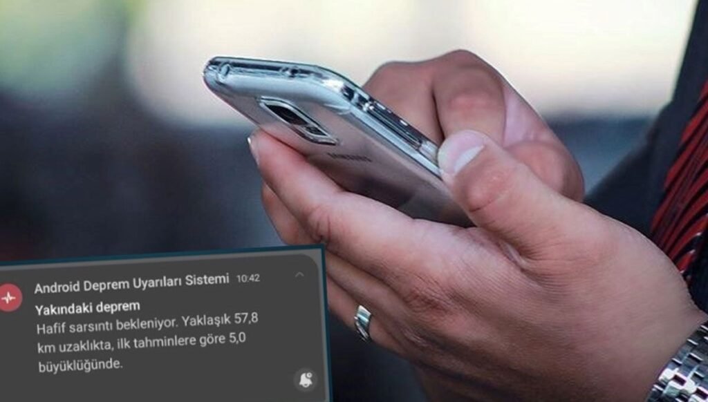 Telefonlara bildirim geldi: Deprem tahmini mi yoksa uyarı mı?