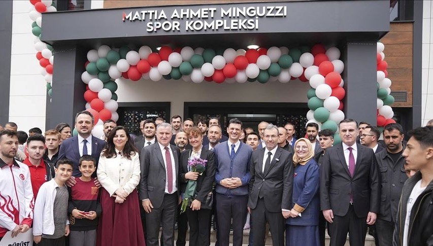Ahmet Minguzzi Spor Tesisi’nin açılışı yapıldı