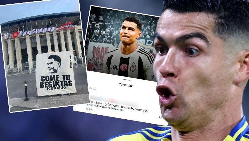 Beşiktaş’taki Cristiano Ronaldo çılgınlığına o futbolcu da katıldı!