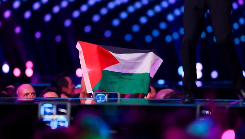 Eurovision yarı finalinde seyirciler Gazze’ye destek verdi