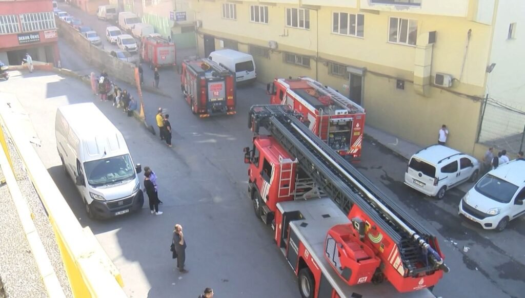 İstanbul’da tekstil atölyesinde yangın