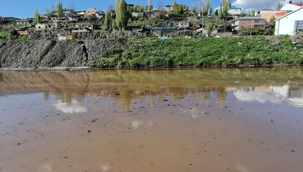 Kars Çayı’na akaryakıt karıştı
