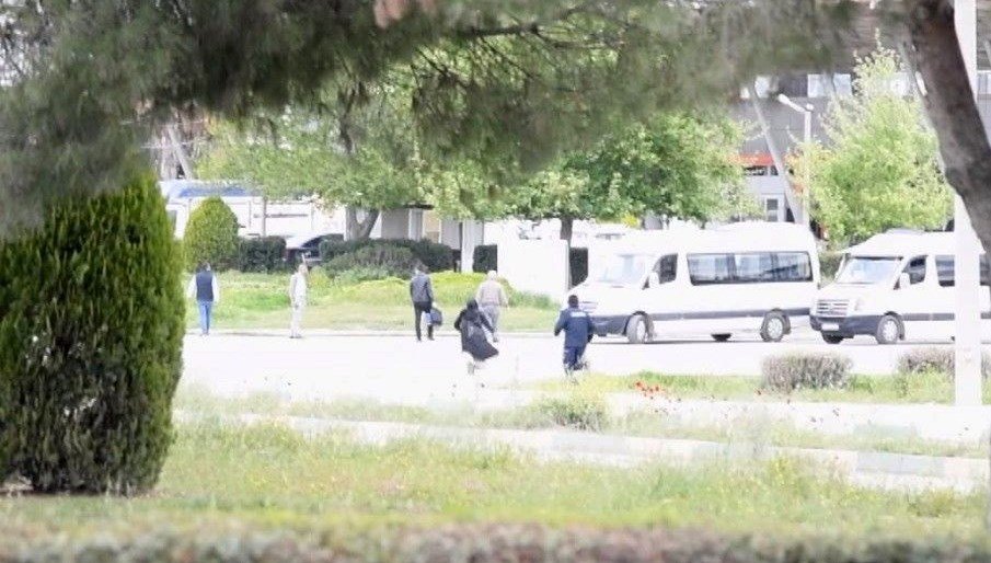 Osmaniye’de dilenciler kaçtı zabıtalar kovaladı