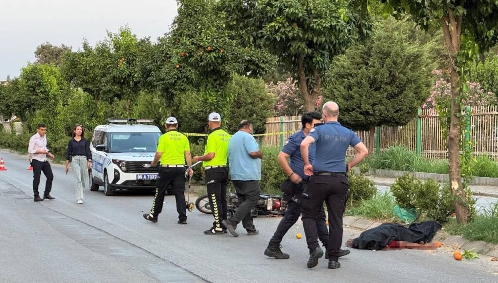 Ağaca çarpan motosikletin sürücüsü öldü