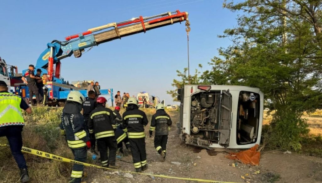 Bayram sabahı otobüs kazası: 1 ölü, 26 yaralı