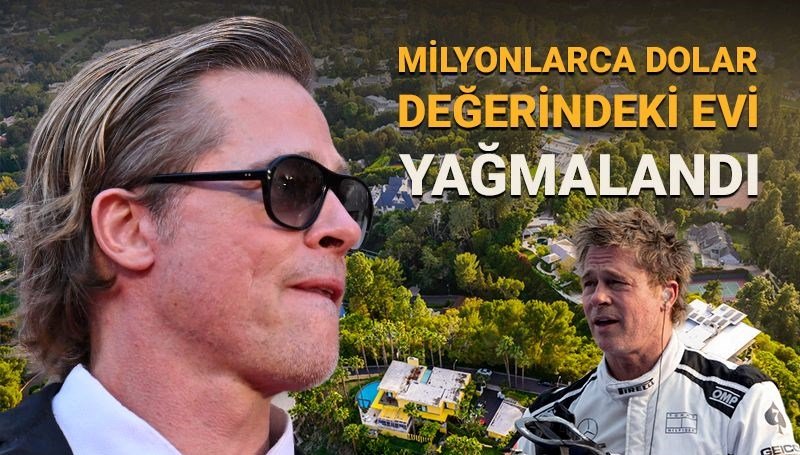 Brad Pitt’in milyonlarca dolar değerindeki evi soyuldu