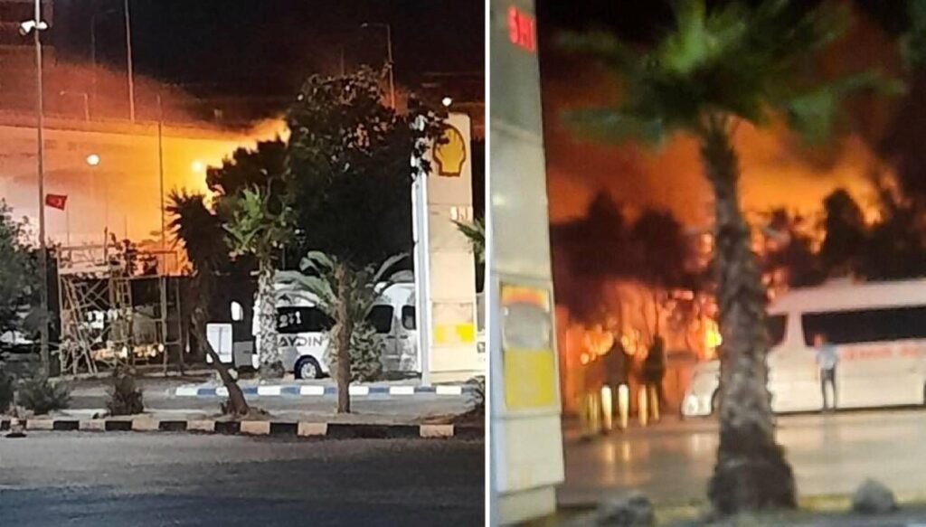 İzmir Otogarı’nda yangın